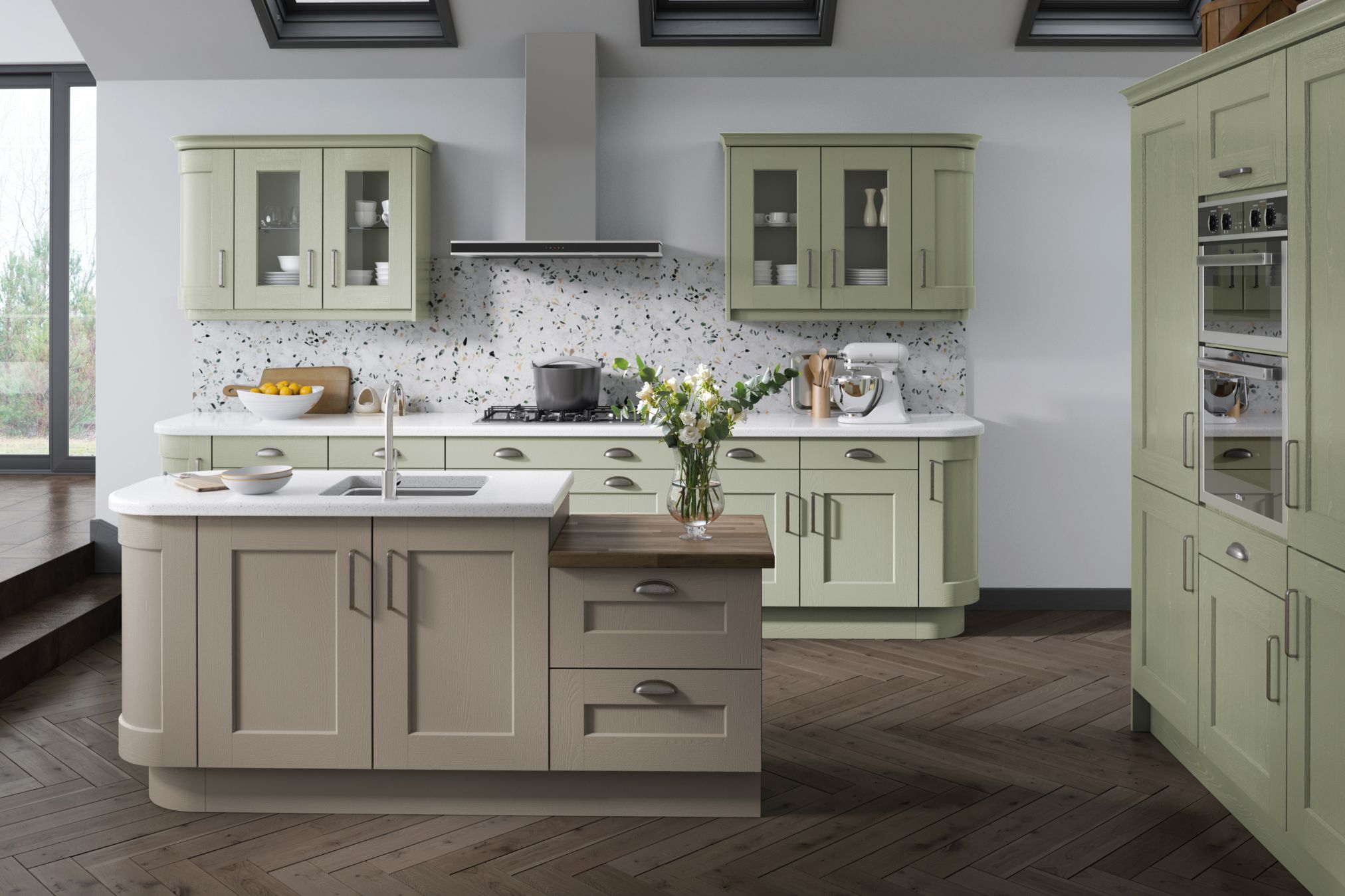 Painted Greenwich S2 Sage Stone Grey