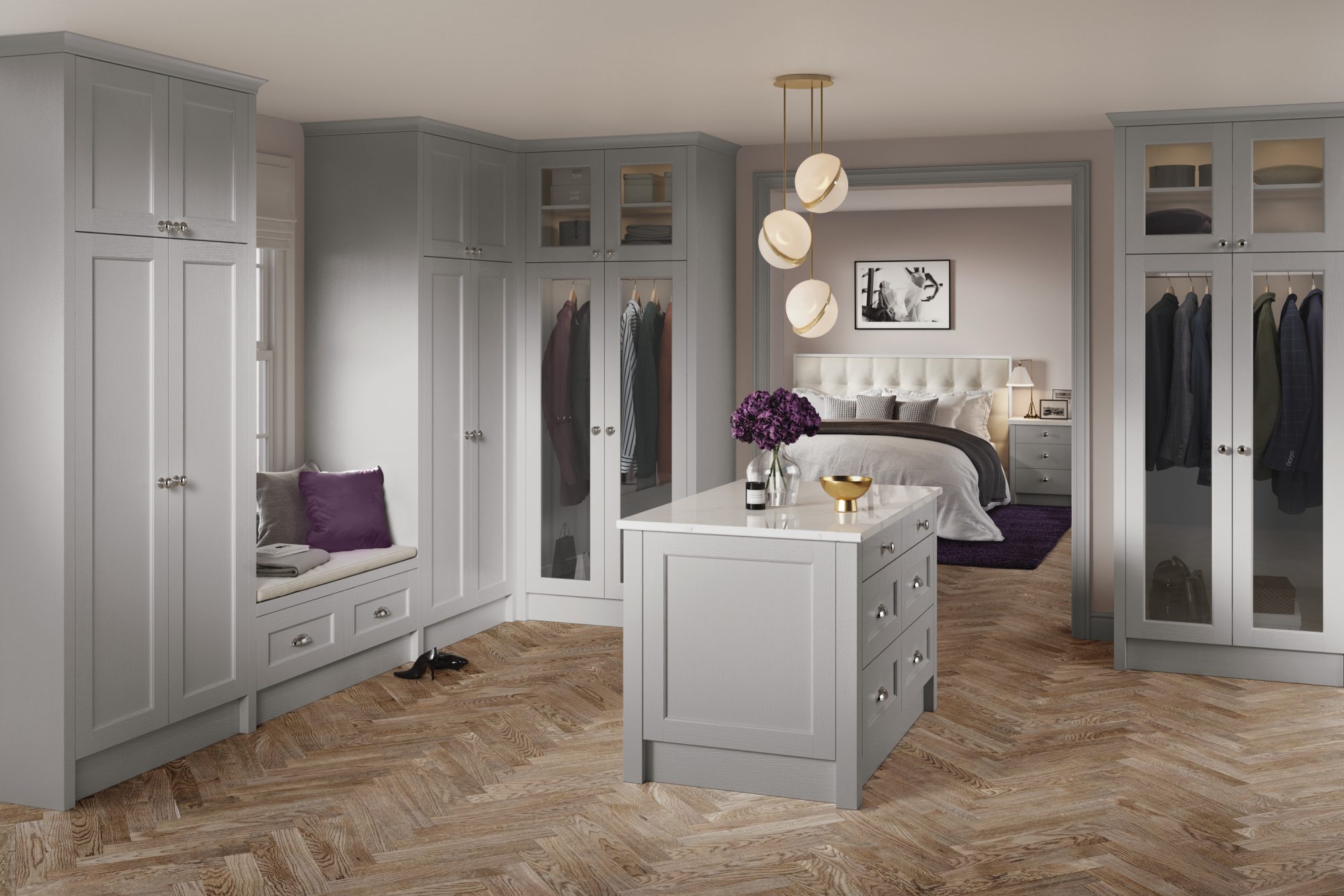 Bastille Bedroom Lego Light Grey