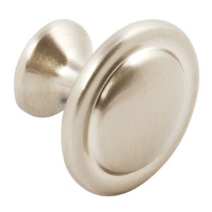 Constance, Knob, Zinc Alloy, Stainless Steel Effect