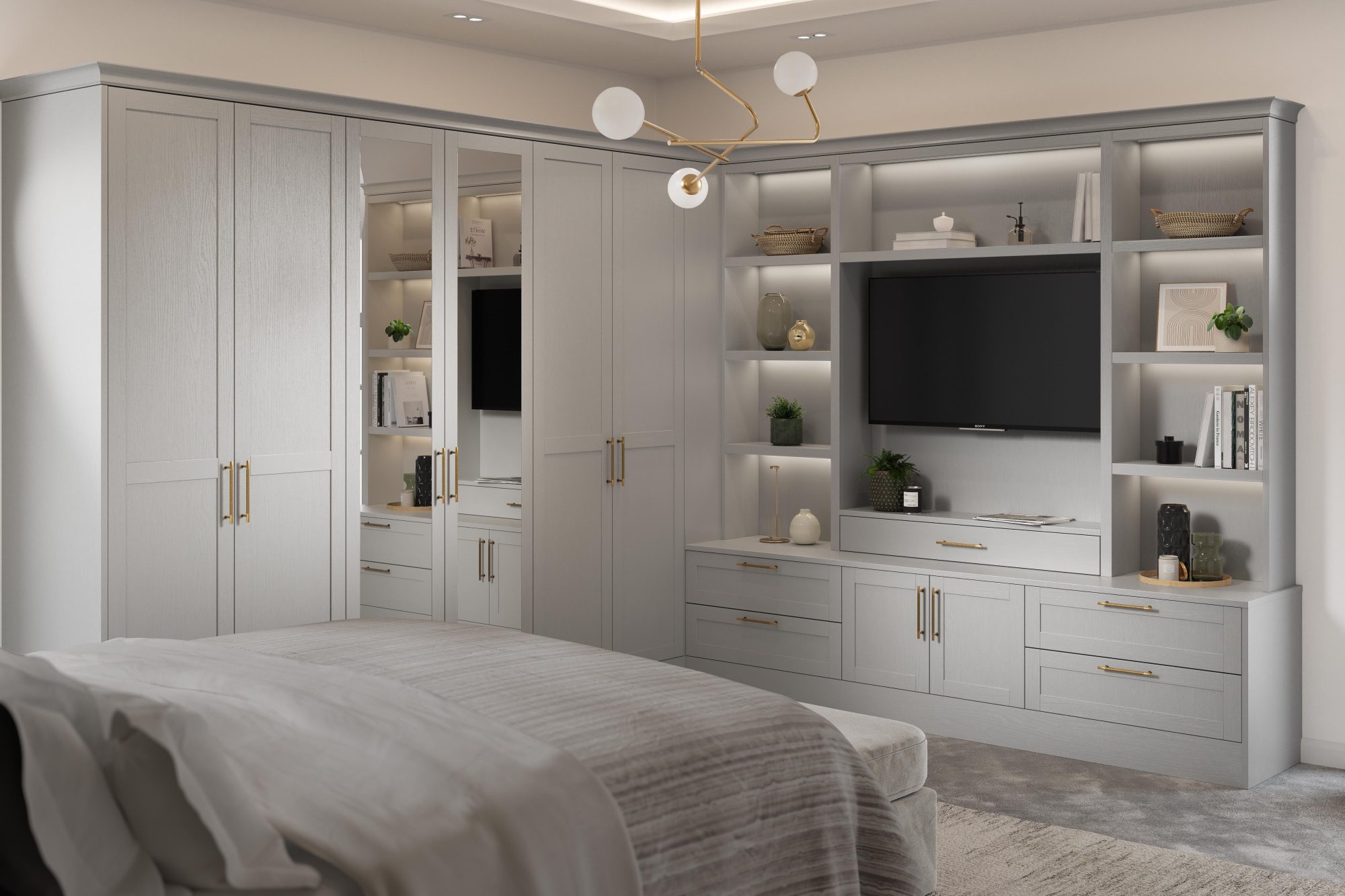 Harlem Bedroom Legno Light Grey Cameo 2