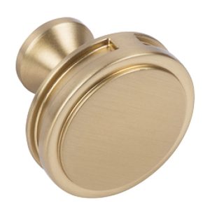 Oberon, Knob, Zinc Alloy, Golden Champagne